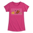thumbnail image 1 of The Lion King - Hakuna Matata Outlined Words - Toddler & Youth Girls Short Sleeve Graphic T-Shirt, 1 of 5