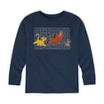thumbnail image 1 of The Lion King - Hakuna Matata Outlined Words - Toddler & Youth Long Sleeve Graphic T-Shirt, 1 of 5