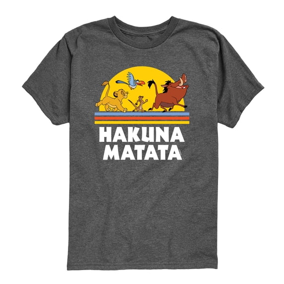 The Lion King - Hakuna Matata Sunset - Toddler Boys Short Sleeve Graphic T-Shirt