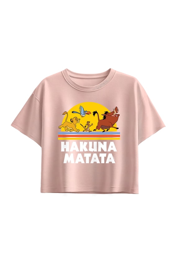 - Hakuna Matata Sunset - Youth Girls Boxy T-Shirt