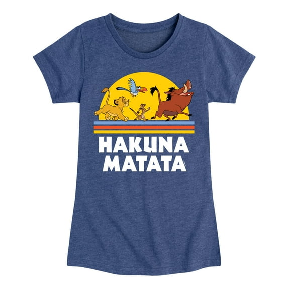 The Lion King - Hakuna Matata - Sunshine - Toddler & Youth Girls Short Sleeve Graphic T-Shirt