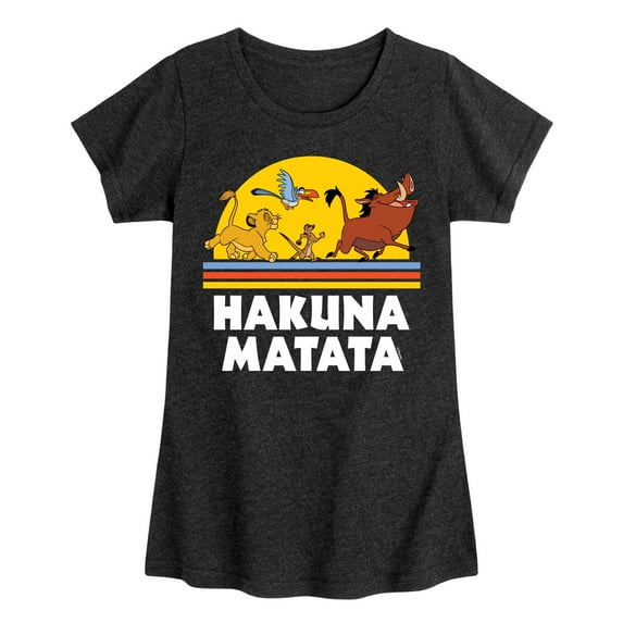 The Lion King - Hakuna Matata - Sunshine - Toddler & Youth Girls Short Sleeve Graphic T-Shirt
