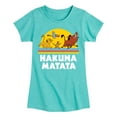thumbnail image 1 of The Lion King - Hakuna Matata - Sunshine - Toddler & Youth Girls Short Sleeve Graphic T-Shirt, 1 of 5