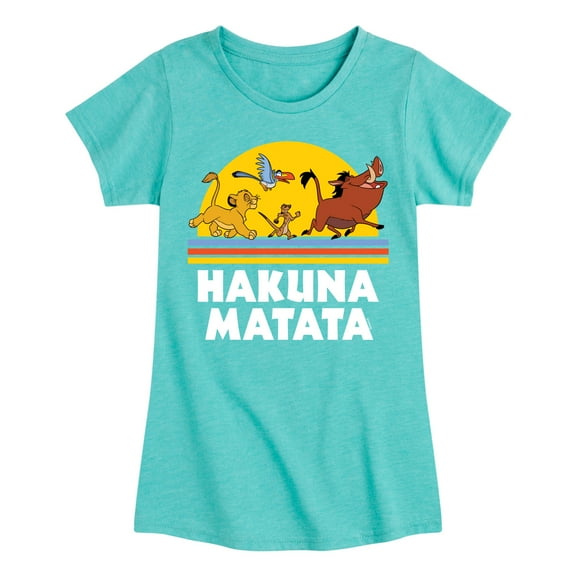 The Lion King - Hakuna Matata - Sunshine - Toddler & Youth Girls Short Sleeve Graphic T-Shirt