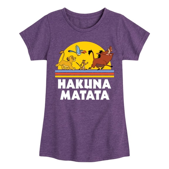 The Lion King - Hakuna Matata - Sunshine - Toddler & Youth Girls Short Sleeve Graphic T-Shirt