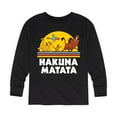 thumbnail image 1 of The Lion King - Hakuna Matata - Sunshine - Toddler & Youth Long Sleeve Graphic T-Shirt, 1 of 5