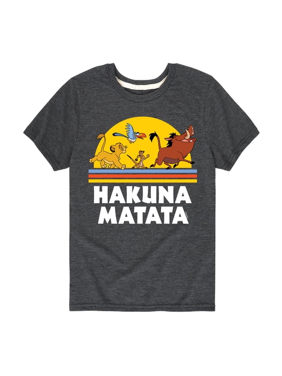 - Hakuna Matata Sunshine Boys' Short Sleeve Graphic T-Shirt