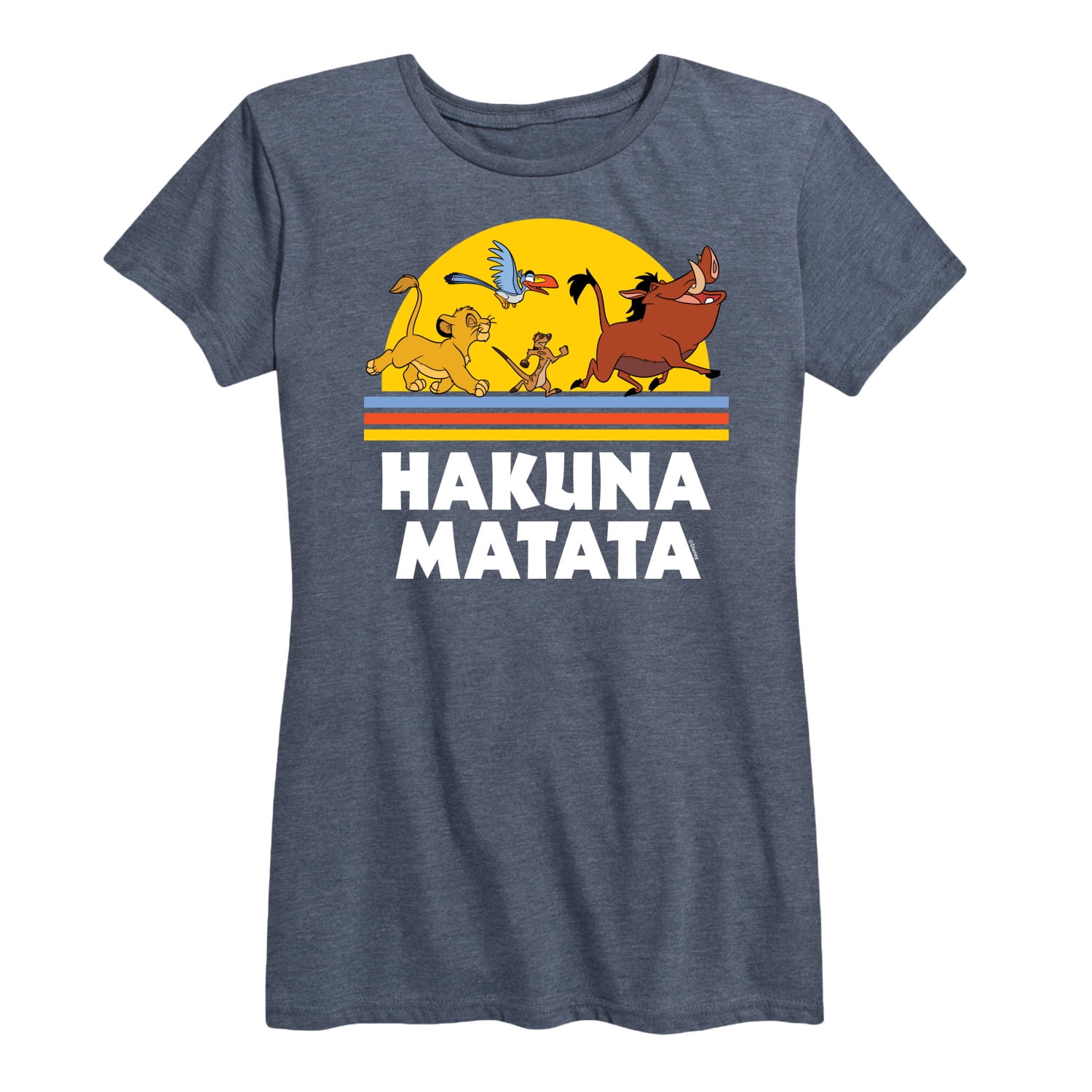The Lion King Hakuna Matata Sunshine Women s Short Sleeve Graphic T Shirt