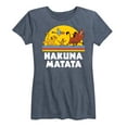 thumbnail image 1 of The Lion King - Hakuna Matata - Sunshine - Women's Short Sleeve Graphic T-Shirt, 1 of 4