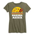 thumbnail image 1 of The Lion King - Hakuna Matata - Sunshine - Women's Short Sleeve Graphic T-Shirt, 1 of 1