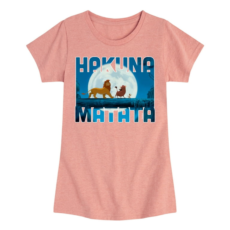 The Lion King Hakuna Matata Toddler Youth Girls Short Sleeve