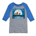 thumbnail image 1 of The Lion King - Hakuna Matata - Toddler & Youth Raglan Graphic T-Shirt, 1 of 4
