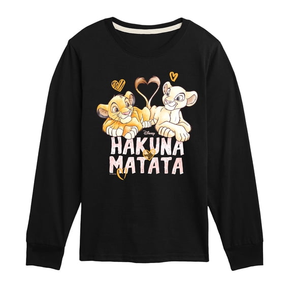 The Lion King - Heart Tails - Youth Boys Long Sleeve Graphic T-Shirt