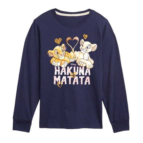 The Lion King - Heart Tails - Youth Boys Long Sleeve Graphic T-Shirt