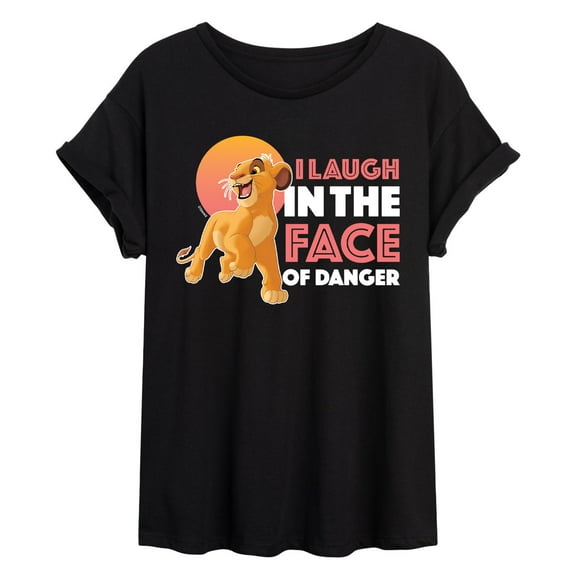 The Lion King - I Laugh In The Face of Danger - Juniors Ideal Flowy Muscle T-Shirt