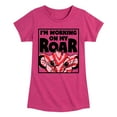 thumbnail image 1 of The Lion King - I'm Working on my Roar - Simba - Toddler & Youth Girls Short Sleeve Graphic T-Shirt, 1 of 5