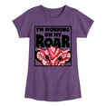 thumbnail image 1 of The Lion King - I'm Working on my Roar - Simba - Toddler & Youth Girls Short Sleeve Graphic T-Shirt, 1 of 5