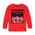 thumbnail image 1 of The Lion King - I'm Working on my Roar - Simba - Toddler & Youth Long Sleeve Graphic T-Shirt, 1 of 5