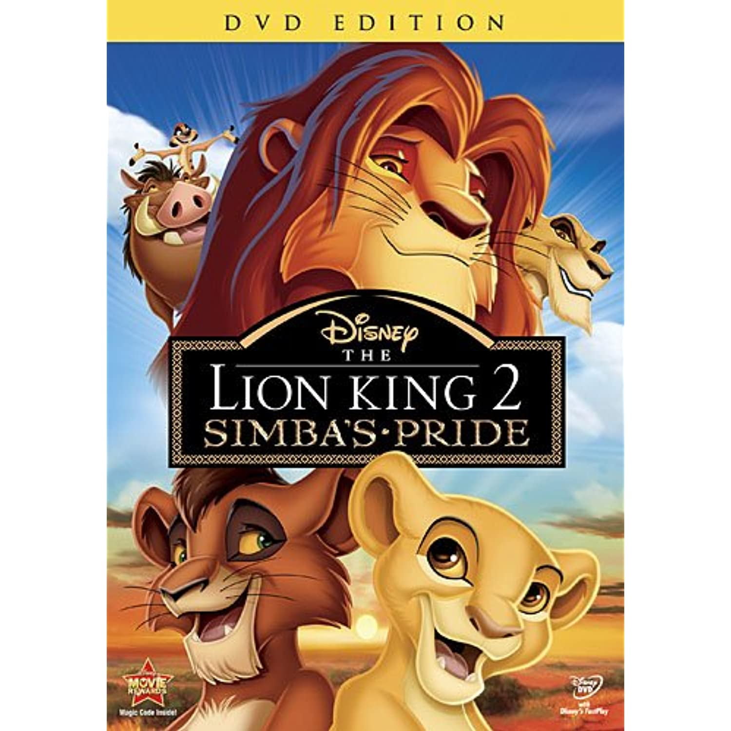 The Lion King II: Simba's Pride (DVD) - Walmart.com