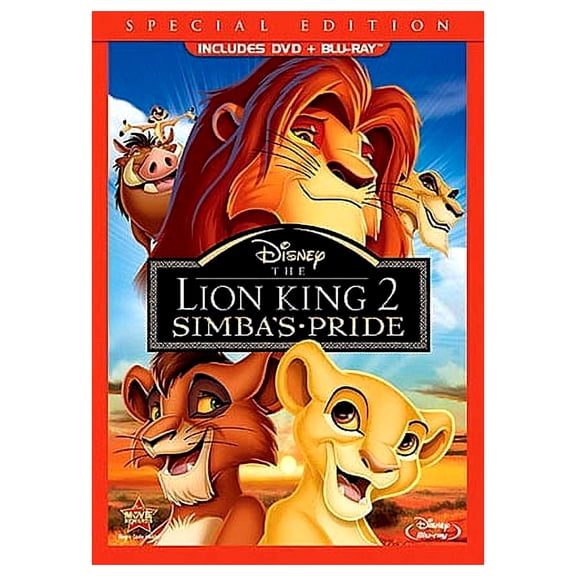 The Lion King II: Simba's Pride (Two-Disc Blu-ray/DVD Combo in DVD packaging)