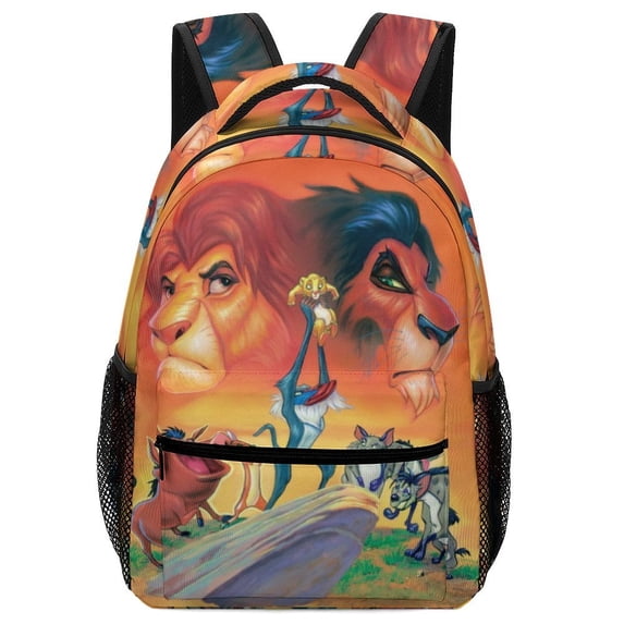 The Lion King Backpacks Bookbag Casual Daypack for Travel Camping Hiking