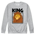 thumbnail image 1 of The Lion King - King Mufasa - Men's Crew Neck Fleece Pullover, 1 of 4
