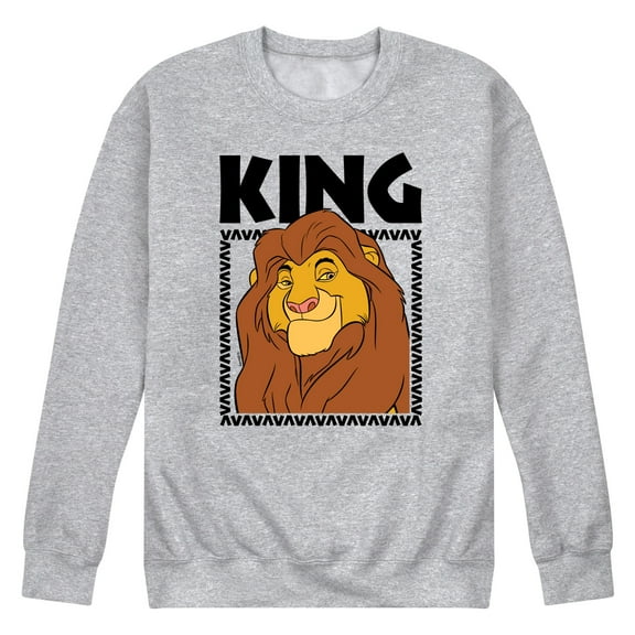 The Lion King - King Mufasa - Men's Crew Neck Fleece Pullover