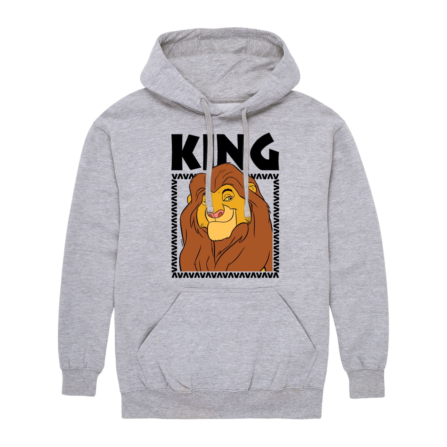 The Lion King King Mufasa Men's Pullover Hooded Fleece