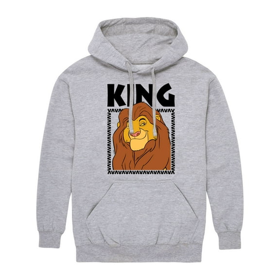 The Lion King - King Mufasa - Men's Pullover Hooded Fleece Sweatshirt