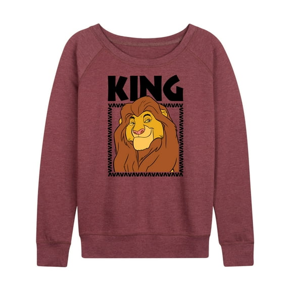 The Lion King - King Mufasa - Women's Lightweight French Terry Long Sleeve Shirt