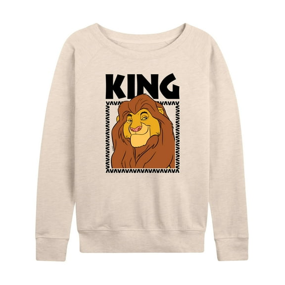 The Lion King - King Mufasa - Women's Lightweight French Terry Long Sleeve Shirt