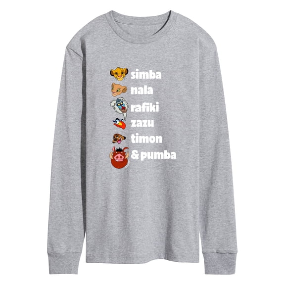The Lion King - Lion King Characters - Men's Long Sleeve T-Shirt