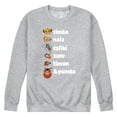 thumbnail image 1 of The Lion King - Main Characters - Men's Crew Neck Fleece Pullover, 1 of 4