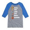 thumbnail image 1 of The Lion King - Main Characters - Toddler & Youth Raglan Graphic T-Shirt, 1 of 4