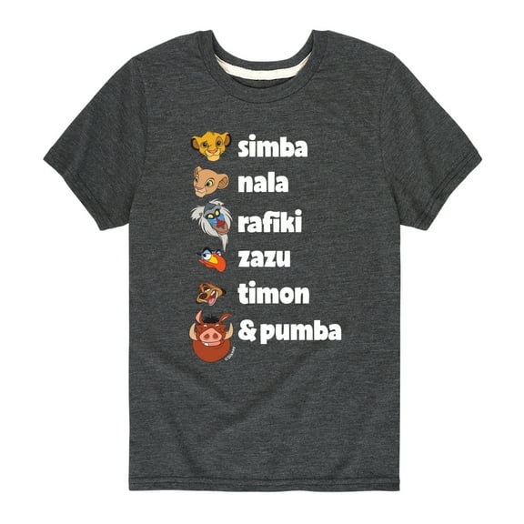The Lion King - Main Characters - Toddler & Youth Short Sleeve Graphic T-Shirt