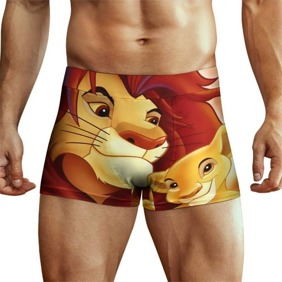 The Lion King Men's Underwear Boxer Briefs Breathable Stretch Underwear for Mens Boys