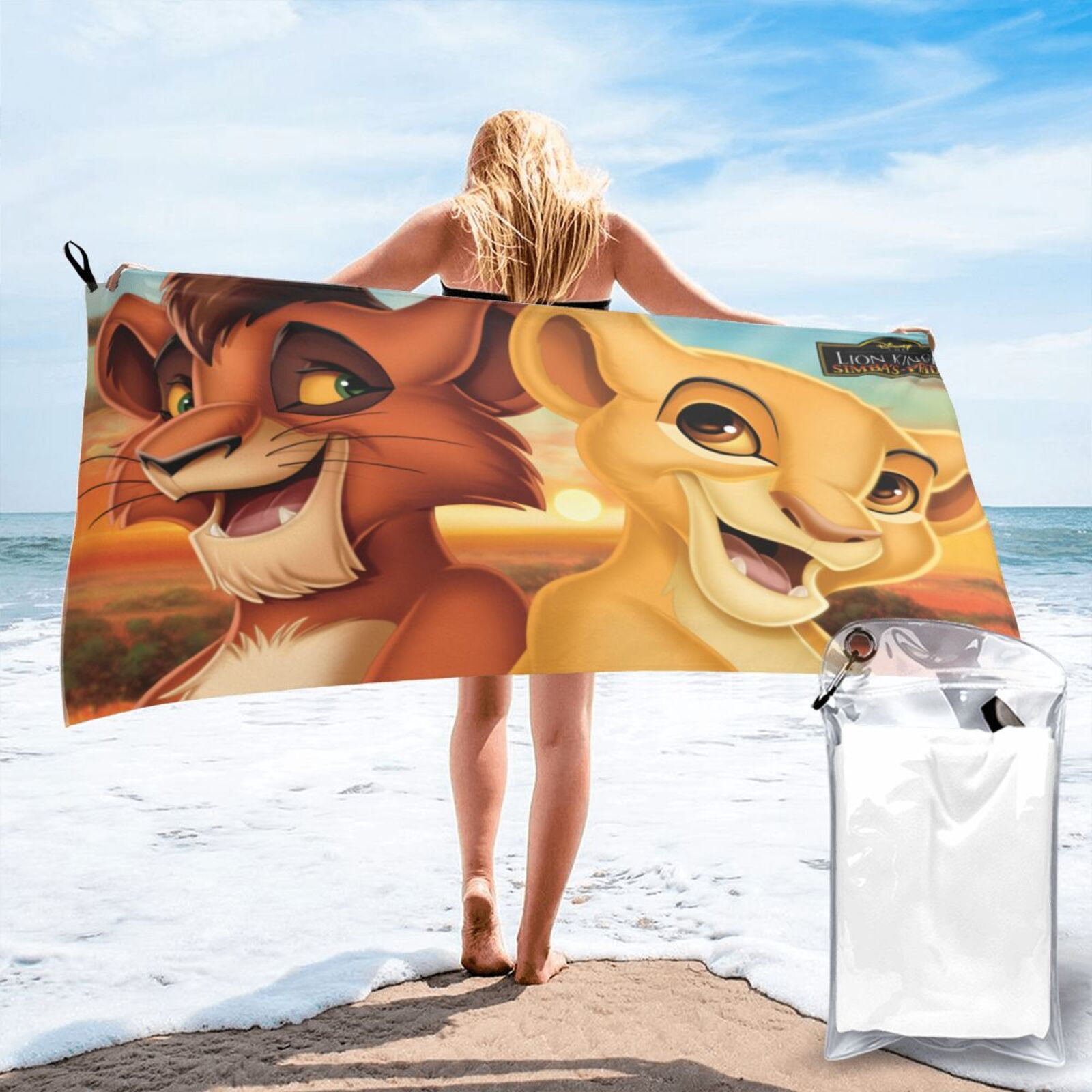Lion king beach towel shop