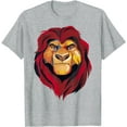 thumbnail image 1 of The Lion King Mufasa Artistic Painted Portrait DTG Print Unisex T-Shirt, 1 of 5