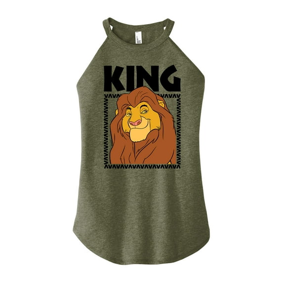 The Lion King - Mufasa - Juniors High Neck Tank Top
