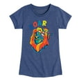 thumbnail image 1 of The Lion King - Mufasa & Simba - Roar - Toddler & Youth Girls Short Sleeve Graphic T-Shirt, 1 of 5