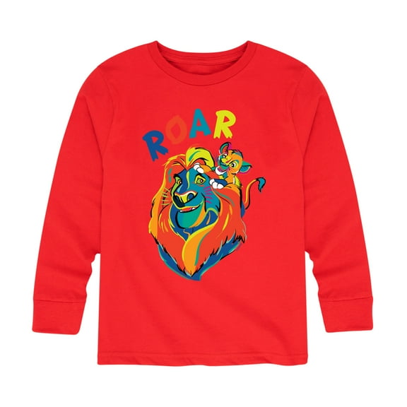 The Lion King - Mufasa & Simba - Roar - Toddler & Youth Long Sleeve Graphic T-Shirt