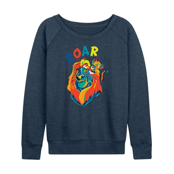 The Lion King - Mufasa & Simba - Roar - Women's Lightweight French Terry Long Sleeve Shirt