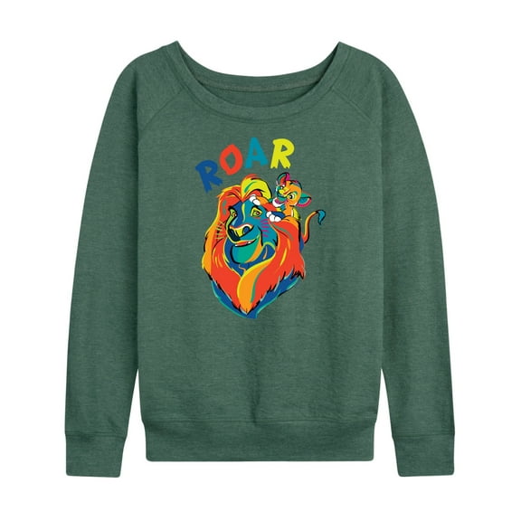 The Lion King - Mufasa & Simba - Roar - Women's Lightweight French Terry Long Sleeve Shirt