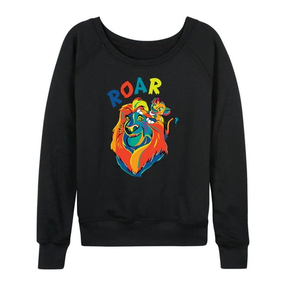 The Lion King - Mufasa & Simba - Roar - Women's Lightweight French Terry Long Sleeve Shirt