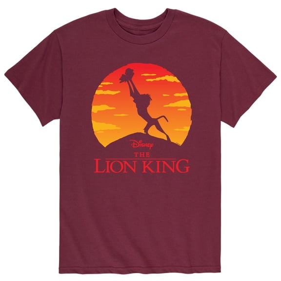 The Lion King - Officially Licensed Simba and Mufasa - Men's Short Sleeve Graphic T-Shirt