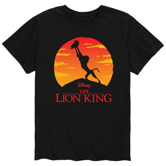 The Lion King - Officially Licensed Simba and Mufasa - Men's Short Sleeve Graphic T-Shirt