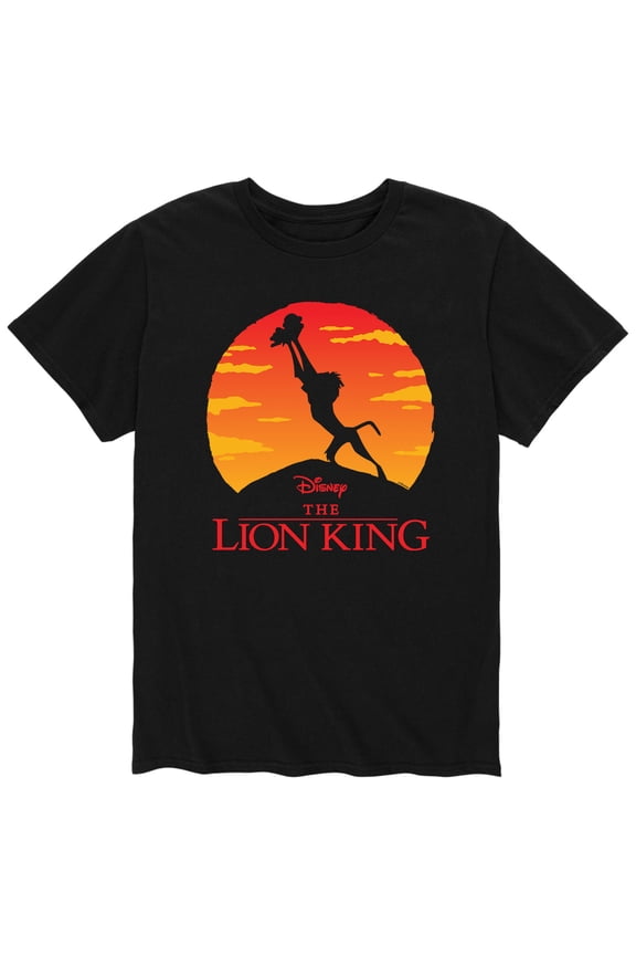 The Lion King - Officially Licensed Simba and Mufasa - Men's Short Sleeve Graphic T-Shirt