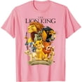 thumbnail image 1 of The Lion King Pride Land Characters Group Shot DTG Print Unisex T-Shirt,Light Pink Color,Size YL, 1 of 5