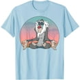 thumbnail image 1 of The Lion King Rafiki Meditating DTG Print Unisex T-Shirt,Light Blue Color,Size YXL, 1 of 5