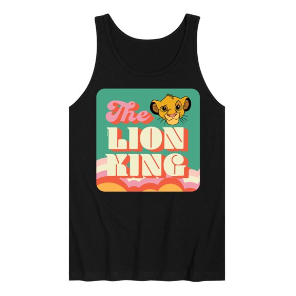 The Lion King - Retro Styled - Simba - Men's Jersey Tank Top